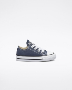 Converse Chuck Taylor All Star Fiu Rövidszárú Sötétkék | JTOVMQU-HU